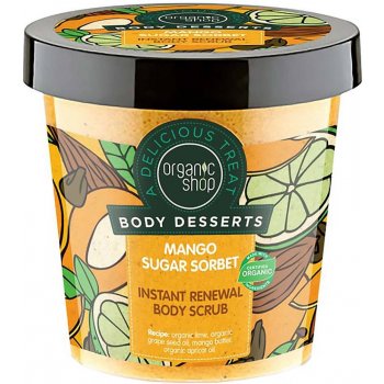 Organic Shop Body Desserts tělový peeling Okamžitá obnova 450 ml