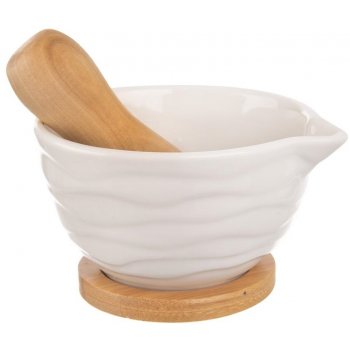 Orion hmoždíř porcelán/bambus 10 cm BAMBU