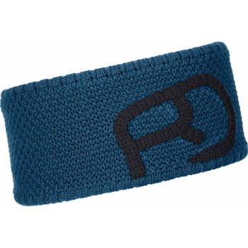 Ortovox Rock 'N' Wool headband M petrol blue