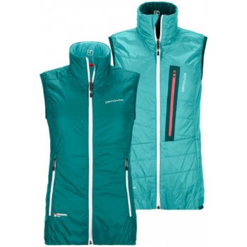 Ortovox Swisswool Piz Grisch Vest W pacific green