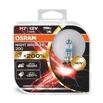 Osram Night Breaker 200 H7 12V 55W PX26d 2 ks