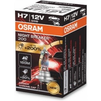 Osram Night Breaker 200 H7 PX26d 12V 55W