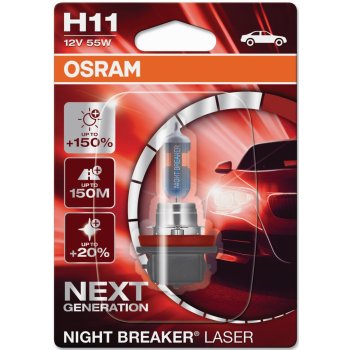 Osram Night Breaker Laser H11 12V 55W PGJ19-2