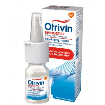 OTRIVIN RHINOSTOP NAS 0,5MG/ML+0,6MG/ML NAS SPR SOL 1X10ML+PUMPA