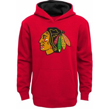 Outerstuff dětská mikina Chicago Blackhawks Prime Po Flc Hood Home