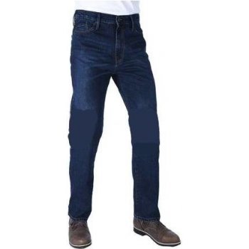 Oxford Original Approved Jeans volný střih Long seprané modré