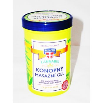 Palacio konopný masážní gel 380 ml