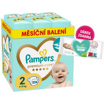 Pampers Premium Care 2 224 ks