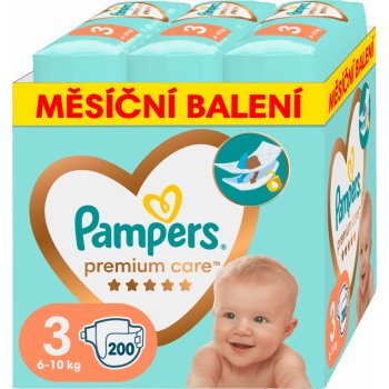 Pampers Premium Care 3 200 ks