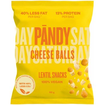 Pandy Lentil Chips Příchuť sýr 50 g