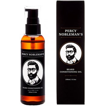 Percy Nobleman Beard Care vyživující olejový kondicionér na vousy (Signature Scented, 99% Organic Ingredients) 100 ml