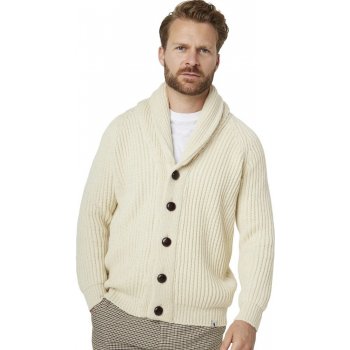 Peregrine Wilkinson Cardigan Prémiový cardigan z merino vlny ecru