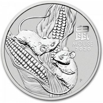 Perth Mint Stříbrná mince Year of the Mouse Rok Myši 1 oz