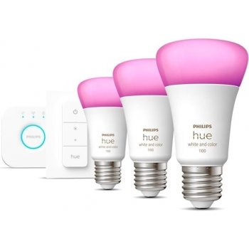 Philips Hue White and Color Ambiance 9W 1100 E27 starter kit