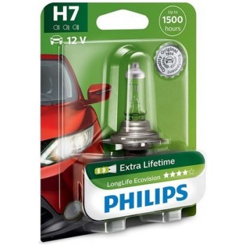 Philips LongLife EcoVision 12972LLECOB1 H7 PX26d 12V 55W