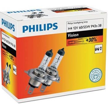 Philips Vision 12342PRC2 H4 P43t-38 12V 60/55W 2 ks