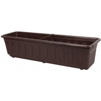 PLASTKON Truhlík Garden 50 cm hnědý