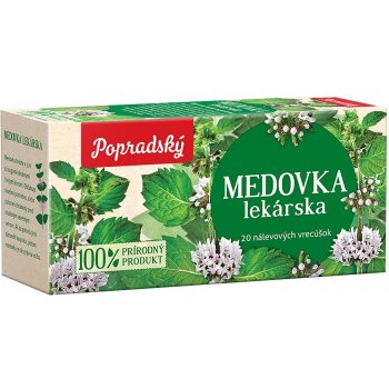 Popradský čaj Meduňka lékařská 20 x 1,5 g