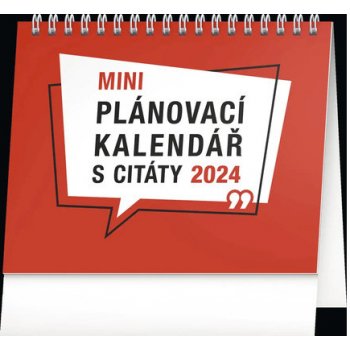 Presco Group Stolní Plánovací s citáty 16,5 × 13 cm 2024