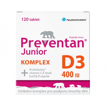 Preventan Junior Komplex D3 400IU 120 tablet