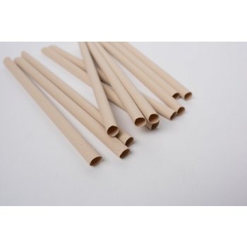 Přírodní bambusové brčko EURO STRAWS Shakey 8x230mm