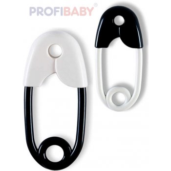 ProfiBaby Chrastítko špendlík černobílý 12cm