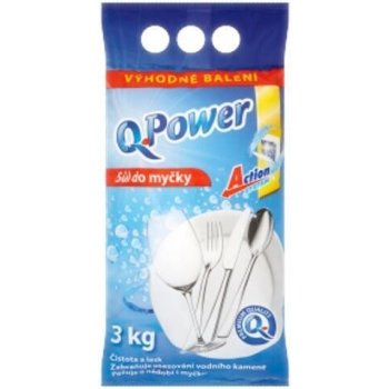 Q-power sůl do myčky 2,5k g + 500 g