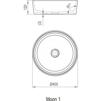 Ravak MOON 1 XJN01300000