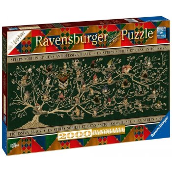 Ravensburger Panorama Harry Potter Rodokmen 2000 dílků