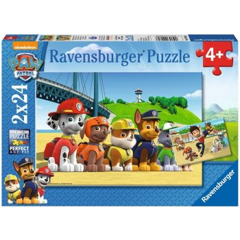 Ravensburger Tlapková Patrola: Stateční psi 2 x 24 dílků