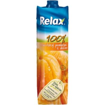 Relax brazilský pomeranč s dužinou 100% 12 x 1l