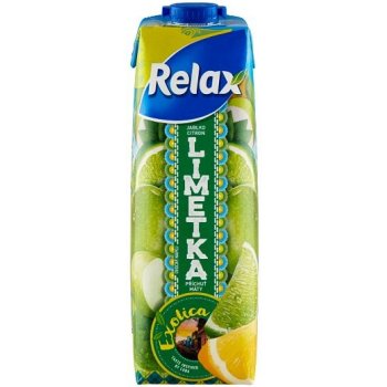 Relax džus exotica limetka jablko citron máta 1 l