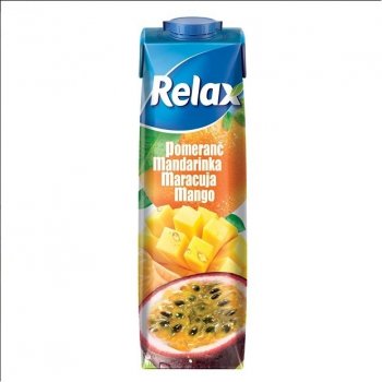 Relax pomeranč,mandarinka,maracuja,mango 12 x 1 l