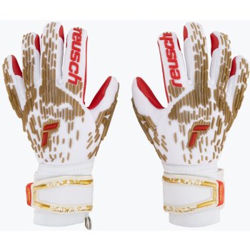 Reusch Attrakt Freegel Silver bílá/červená/zlatá