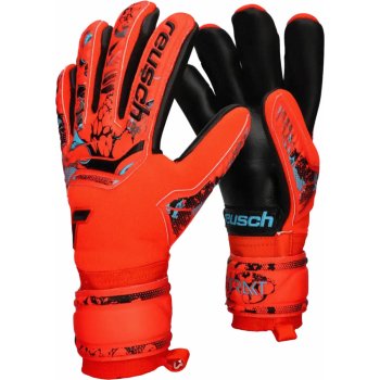 Reusch Attrakt Grip Evolution Finger Support červená/černá/modrá