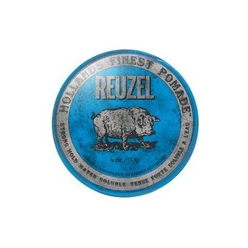 Reuzel Blue Strong Hold Water Soluble High Sheen pomáda 113 g