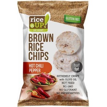 Rice Up Rýžové chipsy chilli papričky 60g