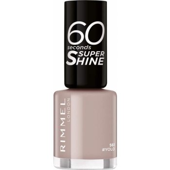 Rimmel London 60 Seconds Super Shine Nail Polish lak na nehty 561 Yolo 8 ml