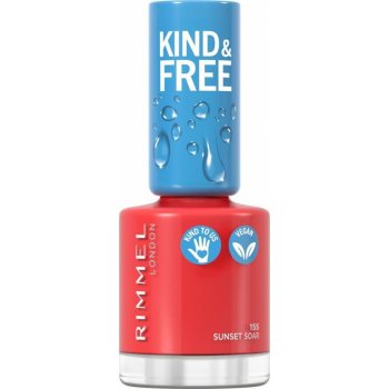 Rimmel London Kind & Free lak na nehty 155 Sunset Soar 8 ml