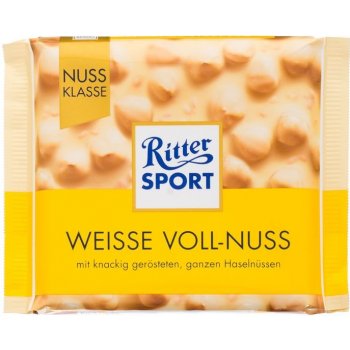 Ritter Sport White Whole Hazelnuts 100 g