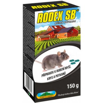 Rodenticid RODEX SB měkká návnada 150g