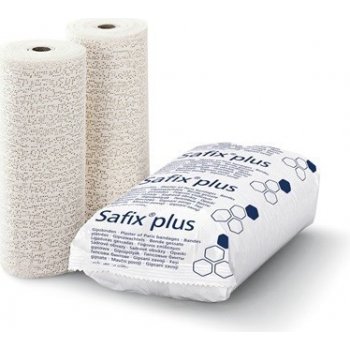 Safix Plus Obinadlo sádrové 8cm x 3m/2 ks