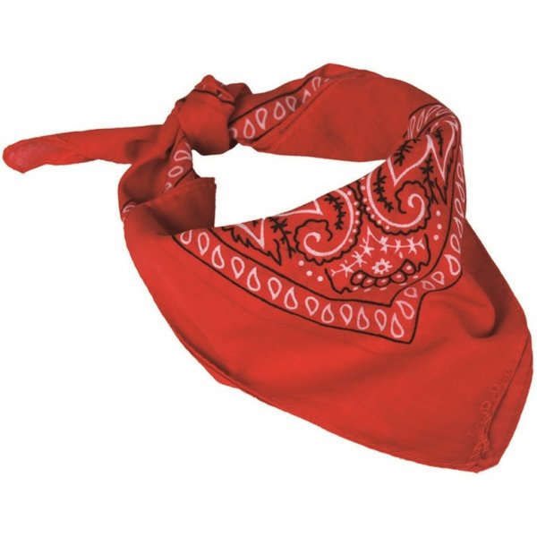 Šátek bandana Western červený