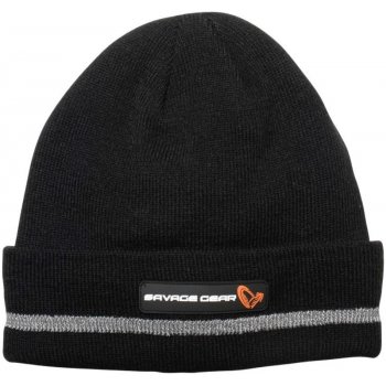 Savage Gear Čepice Refles Beanie Black Reflex