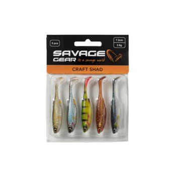 Savage Gear Craft Shad Clear Water Mix 10cm 6g 5ks