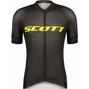 Scott s krátkým rukávem RC PRO SS černá/žlutá