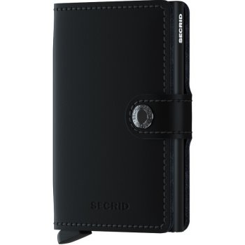 Secrid kožené pouzdro na karty Miniwallet Matte black černé