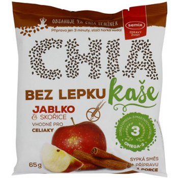 Semix Chia kaše bez lepku jablko skořice 65 g