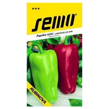 Semo paprika roční zeleninová pro pole Rubinova 0,5 g