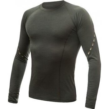 Sensor MERINO AIR pánské triko dl.rukáv olive green